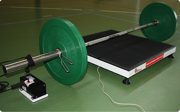 400 Series Force Plate with PT5A linear Position Transducer