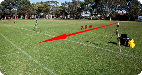 OptoSmart Timing Light showing Range